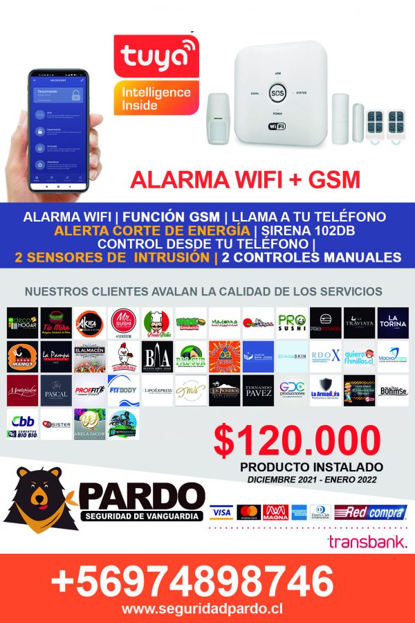Alarma WIFI + GSM